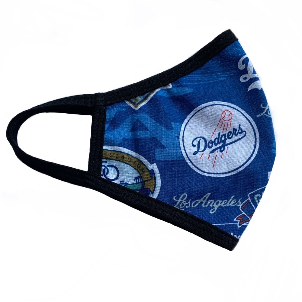 Face Mask, Reusable Face Mask, Dodgers Face Mask